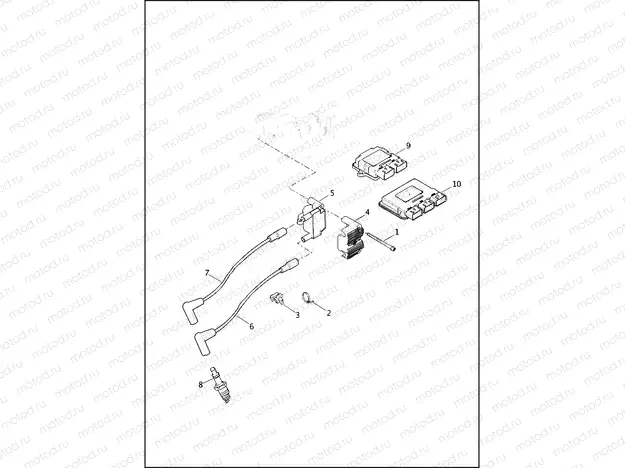 ELECTRONIC CONTROL MODULE (ECM) AND COIL