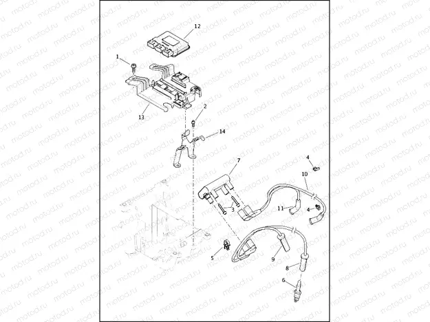 ELECTRONIC CONTROL MODULE (ECM) AND COIL