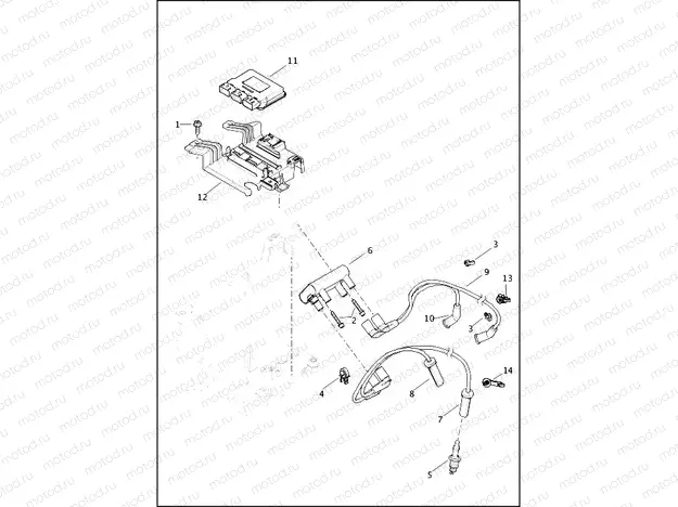 ELECTRONIC CONTROL MODULE (ECM) AND COIL