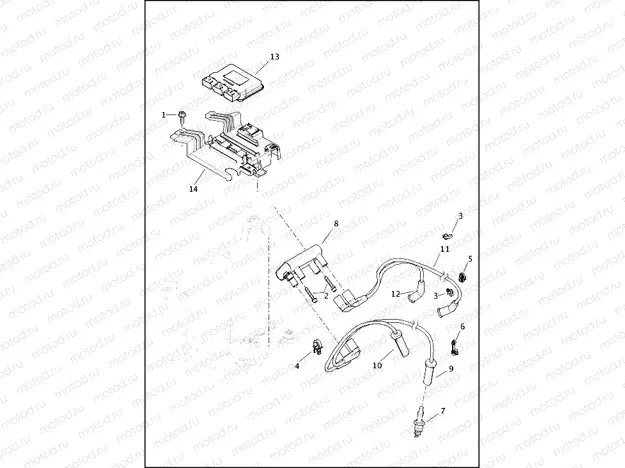 ELECTRONIC CONTROL MODULE (ECM) AND COIL