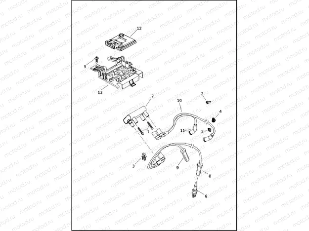 ELECTRONIC CONTROL MODULE (ECM) AND COIL