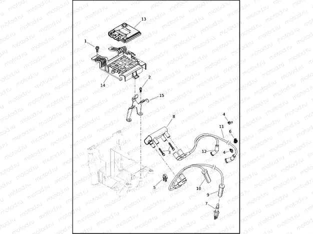 ELECTRONIC CONTROL MODULE (ECM) AND COIL
