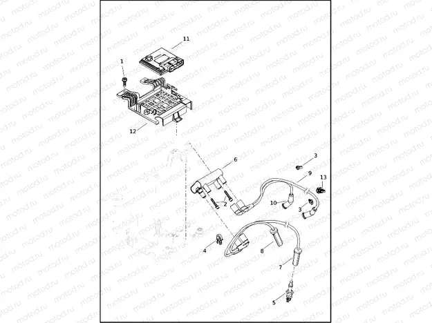 ELECTRONIC CONTROL MODULE (ECM) AND COIL