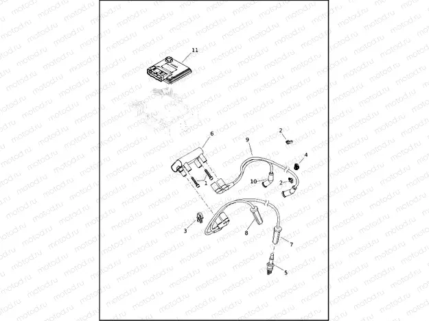 ELECTRONIC CONTROL MODULE (ECM) AND COIL