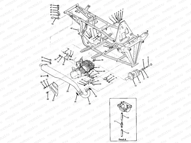 Engine and Muffler Mounting (4917711771005A) | Engine and Muffler Mounting (4917711771005A)