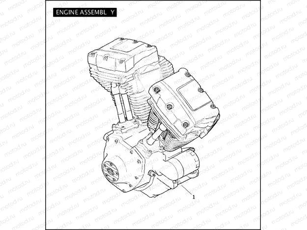 ENGINE ASSEMBLY - TWIN CAM 103â¢