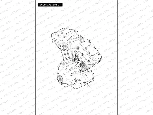 ENGINE ASSEMBLY - TWIN CAM 103â¢