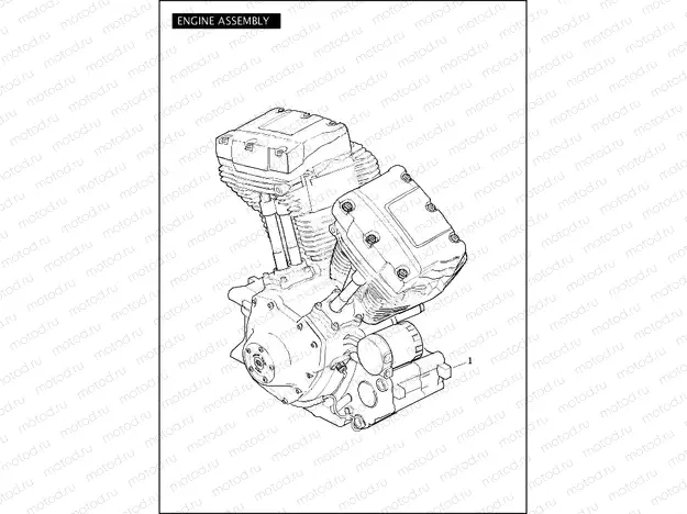 ENGINE ASSEMBLY - TWIN CAM 103â¢