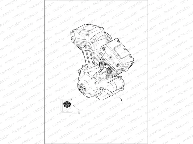 ENGINE ASSEMBLY - TWIN CAM 103â¢