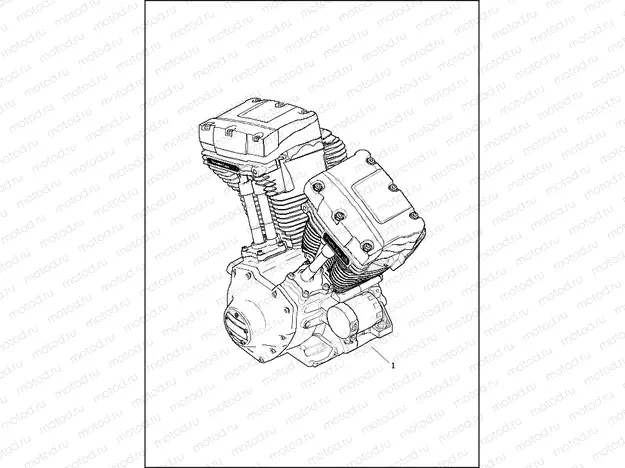 ENGINE ASSEMBLY - TWIN CAM 110â¢
