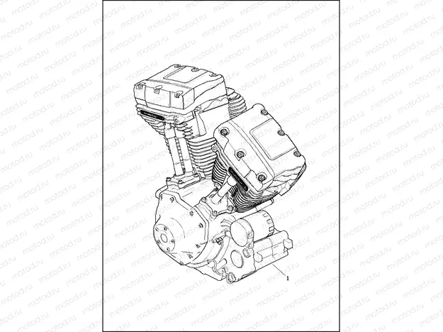 ENGINE ASSEMBLY - TWIN CAM 110â¢