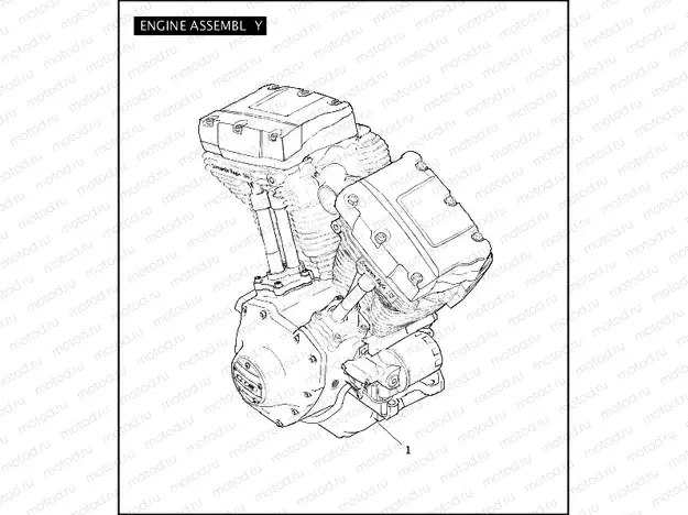 ENGINE ASSEMBLY - TWIN CAM 88â¢