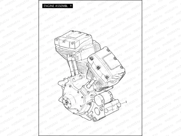 ENGINE ASSEMBLY - TWIN CAM 96â¢
