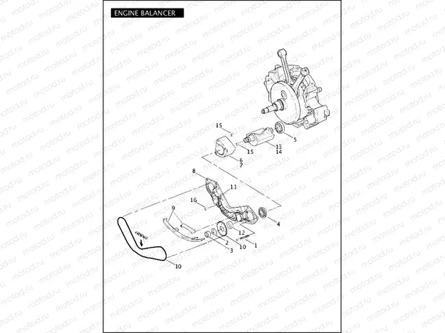 ENGINE BALANCER - TWIN CAM 88Bâ¢