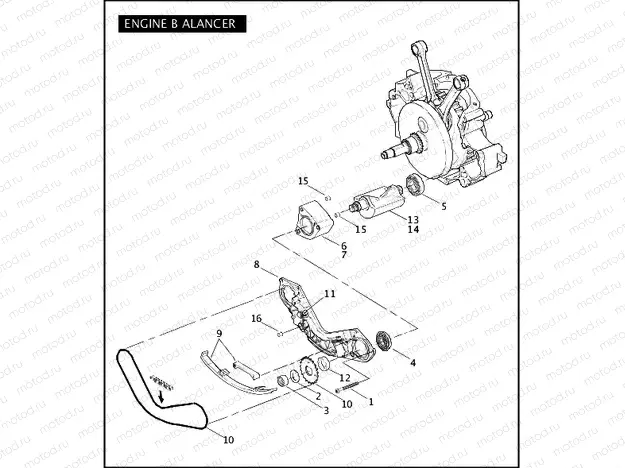 ENGINE BALANCER - TWIN CAM 88Bâ¢