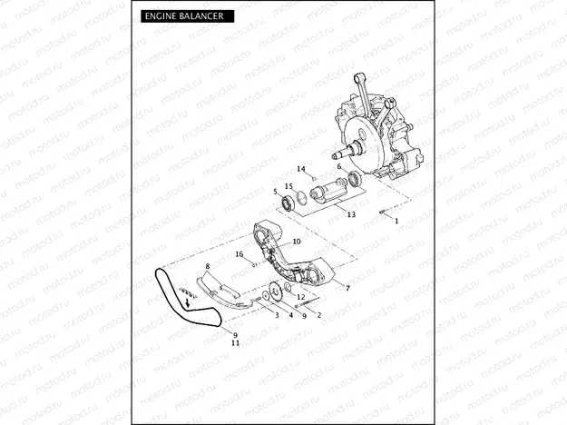 ENGINE BALANCER - TWIN CAM 96â¢