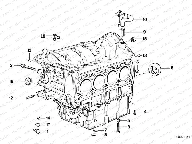 Engine Block Mounting Parts