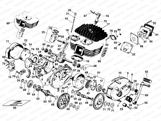 ENGINE CASE