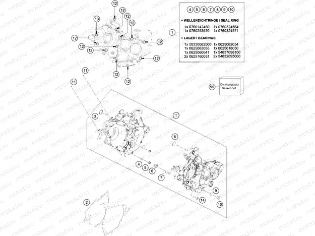 ENGINE CASE