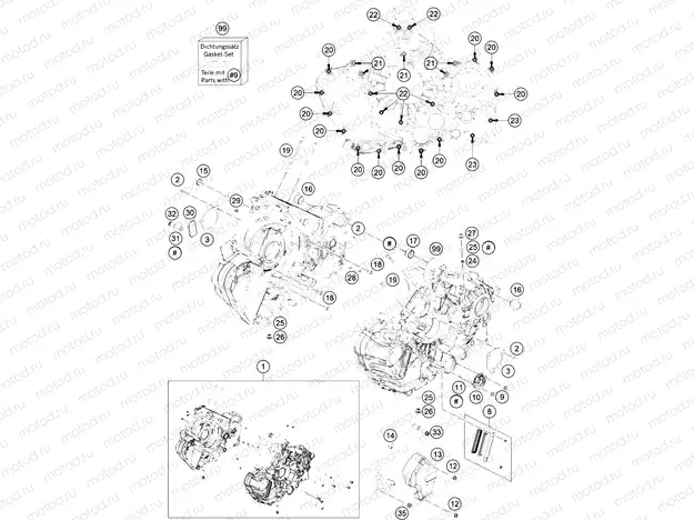 ENGINE CASE