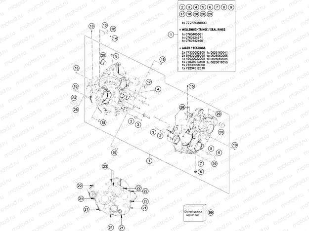 ENGINE CASE