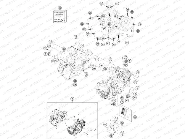 ENGINE CASE