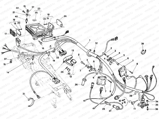 ENGINE CONTROL UNIT FM >003048 » HANDLE BAR