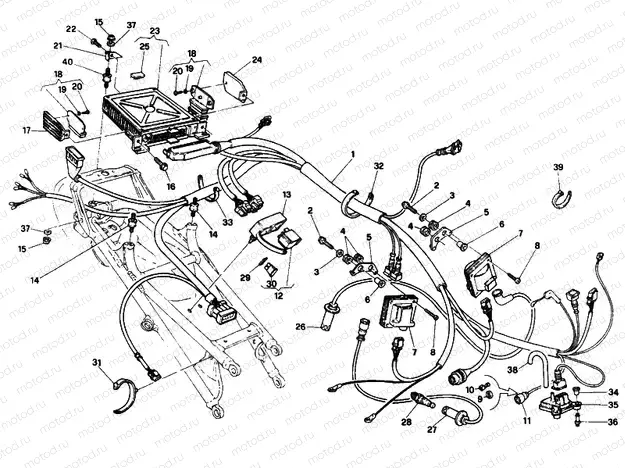 ENGINE CONTROL UNIT FM >003096 » HANDLE BAR