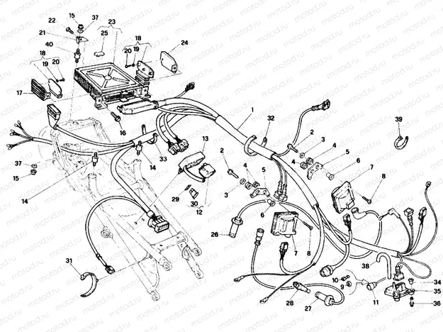 ENGINE CONTROL UNIT FMM >003096 » HANDLE BAR