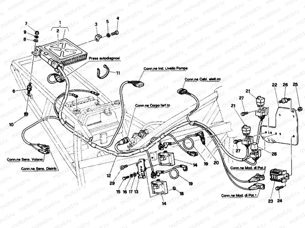 ENGINE CONTROL UNIT » HANDLE BAR