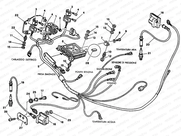 ENGINE CONTROL UNIT » HANDLE BAR