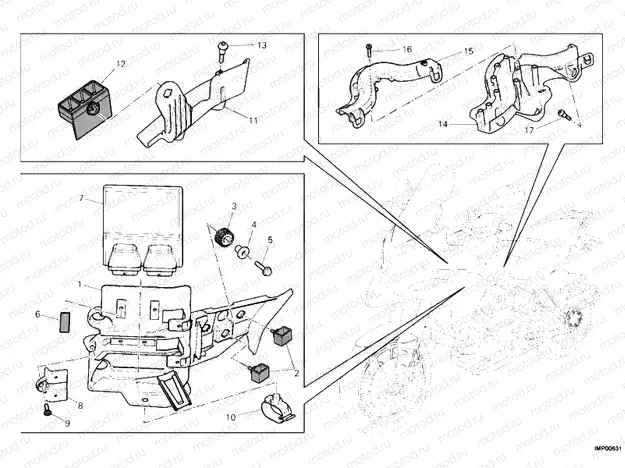 ENGINE CONTROL UNIT » HANDLE BAR
