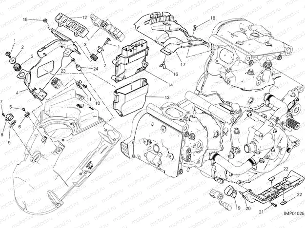 ENGINE CONTROL UNIT [MOD:M 1200S]