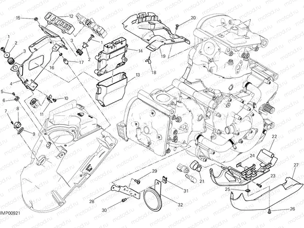 ENGINE CONTROL UNIT [MOD:M 821]