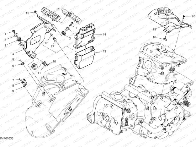 ENGINE CONTROL UNIT [MOD:SS 939 S]