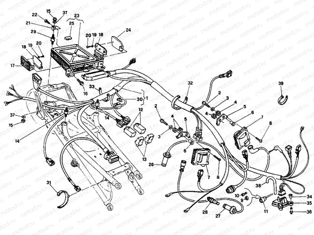 ENGINE CONTROL UNIT SP » HANDLE BAR
