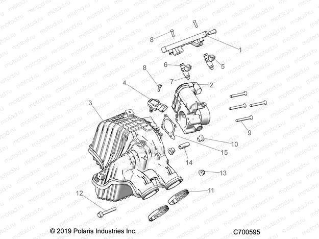 ENGINE | ENGINE, AIR INTAKE MANIFOLD - D21BEP99A4/B4/GP99A4 (C700595)