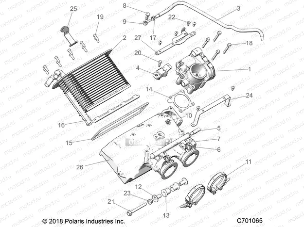 ENGINE | ENGINE, AIR INTAKE MANIFOLD - Z20PAF92AC/LC (C701065)