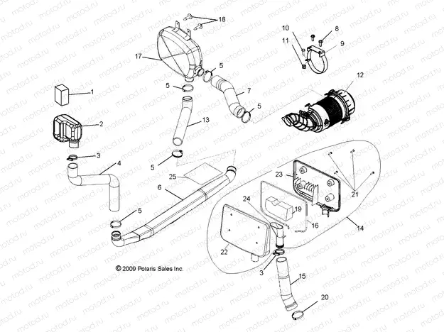 ENGINE | ENGINE, AIR INTAKE - R09HH68/HY68 ALL OPTIONS (49RGRAIRINTAKE097004X4)
