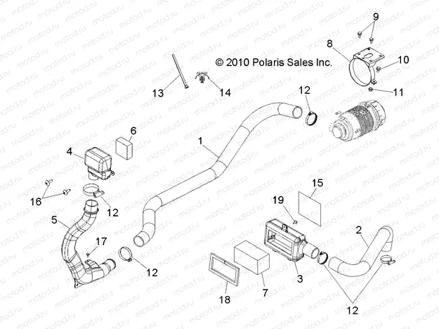 ENGINE | ENGINE, AIR INTAKE - R10RH45AG/AH/AR (49RGRAIRINTAKE10400)