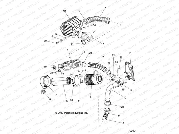 ENGINE | ENGINE, AIR INTAKE - R18RTED1N1 (702004)