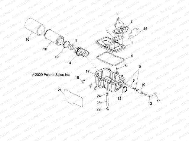 ENGINE | ENGINE, AIR INTAKE SYSTEM - A10NG50FA (49ATVAIRBOX10SCRAM)