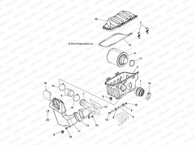 ENGINE | ENGINE, AIR INTAKE SYSTEM - A15DAH32EJ (49ATVAIRINTAKE14325)