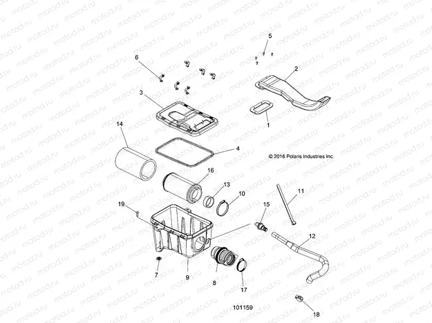 ENGINE | ENGINE, AIR INTAKE SYSTEM - A18S6S57C1/CL