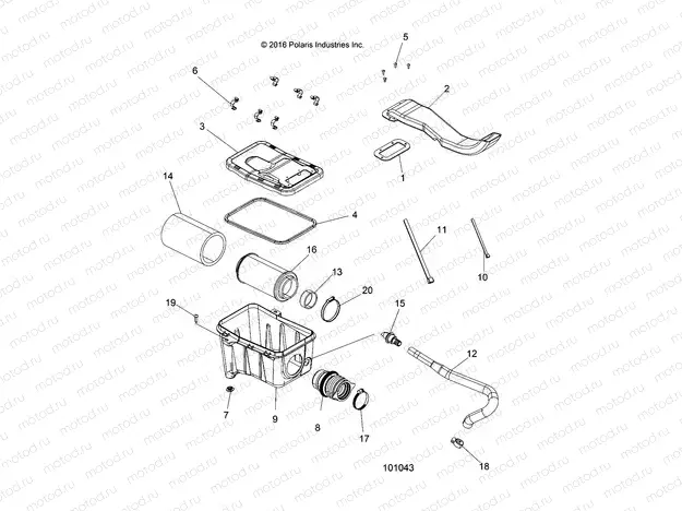 ENGINE | ENGINE, AIR INTAKE SYSTEM - A20SDA57A5/L4/E57A4/LE