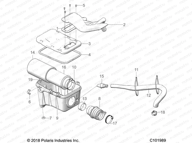 ENGINE | ENGINE, AIR INTAKE SYSTEM -   A20SET57C1/C2/F1 (C101989)
