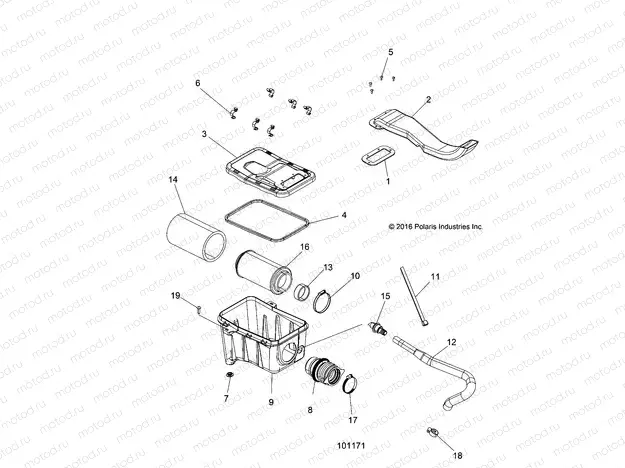 ENGINE | ENGINE, AIR INTAKE SYSTEM - A20SUE57D5 (101171)