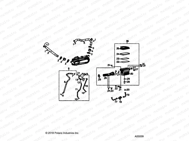 ENGINE | ENGINE, AIR INTAKE SYSTEM - A23YAK11B6/B7/N6/N7 (A00009)