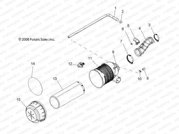ENGINE | ENGINE, AIR INTAKE SYSTEM - R10HR76AG/AR (49RGRAIRBOX077006X6)