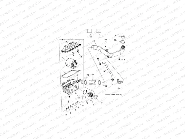 ENGINE | ENGINE, AIR INTAKE SYSTEM - R15RMA32FA (49RGRAIRBOX15325)